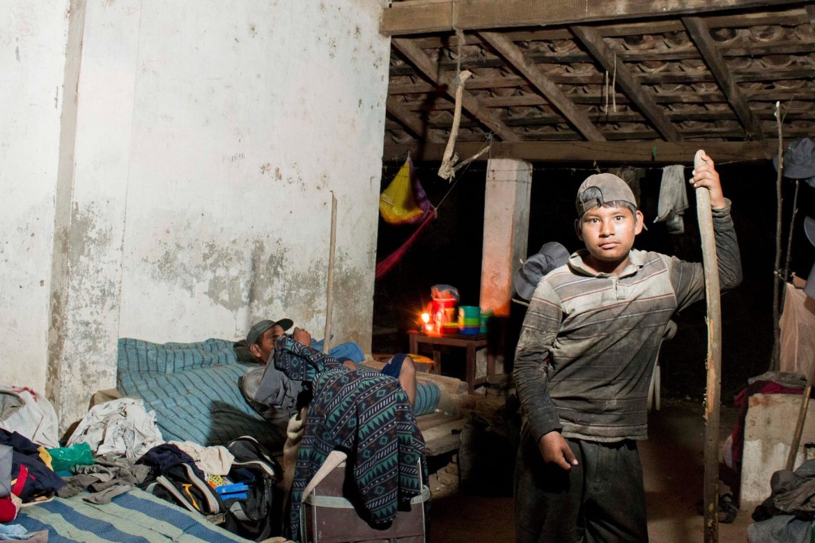 Bolivian man and boy