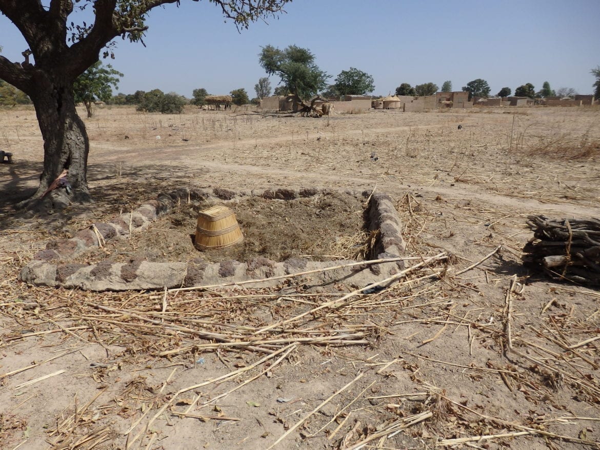 Champs desséchés au Burkina Faso